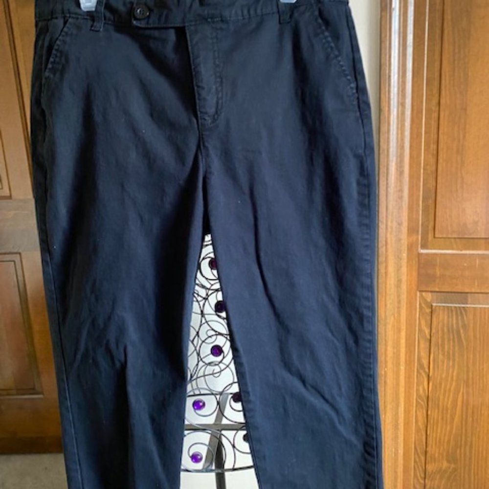 Style & Co Black Khaki Capris